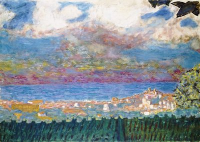 Myrskyinen taivas Cannesin yllä, 1945 tekijältä Pierre Bonnard