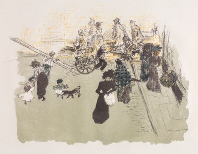 Street Corner tekijältä Pierre Bonnard
