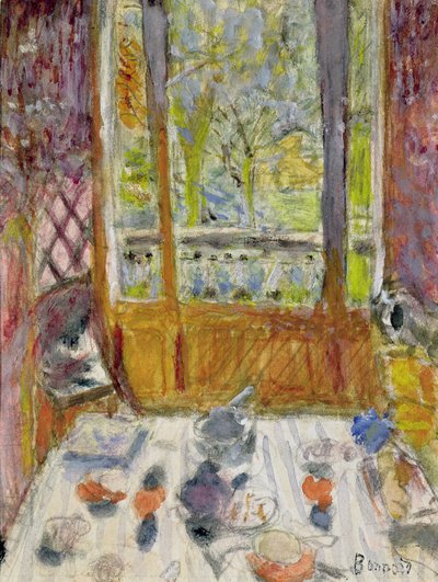 Aamiaishuone, noin 1930 tekijältä Pierre Bonnard