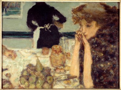 Misian aamiainen Misia Sertin muotokuva, pianisti ja monien taiteilijoiden pelottava tekijältä Pierre Bonnard