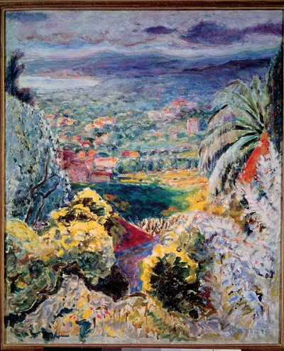 Cannet tai Cannesin lahti 1935 tekijältä Pierre Bonnard