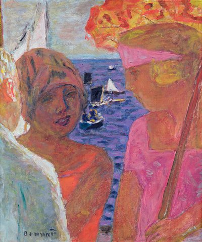 Keskustelu Arcachonissa, 1926 tekijältä Pierre Bonnard