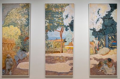 Välimeri. Triptyykki. Opiskelu Saint-Tropezissa tekijältä Pierre Bonnard
