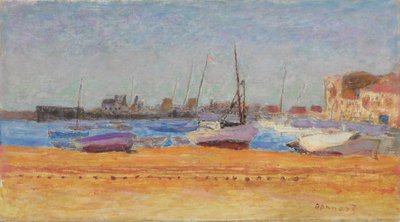 Cannesin satama; Le Port de Cannes, n. 1924 (öljy kankaalle) tekijältä Pierre Bonnard