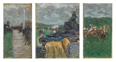 Kilpailut Longchampissa; Les Courses a Longchamp tekijältä Pierre Bonnard