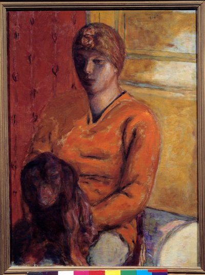 Koiran nainen. Pierre Bonnardin (1867-1947) maalaus, 1900-luku. Grenoble, Musee des Beaux Arts. tekijältä Pierre Bonnard