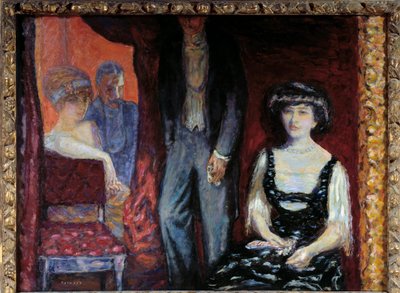 Pukuhuone. Pierre Bonnardin maalaus (1867-1947) tekijältä Pierre Bonnard