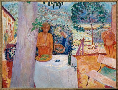 Vernonin terassi (maalaus kankaalle) tekijältä Pierre Bonnard