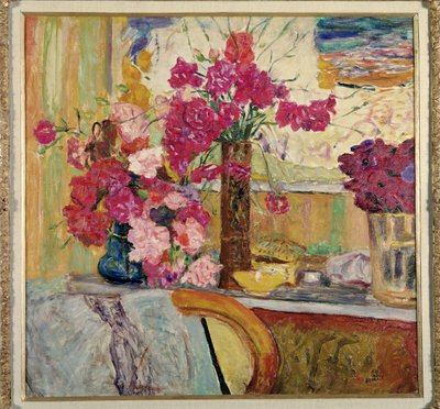 Kolme Kukkakimppua tekijältä Pierre Bonnard
