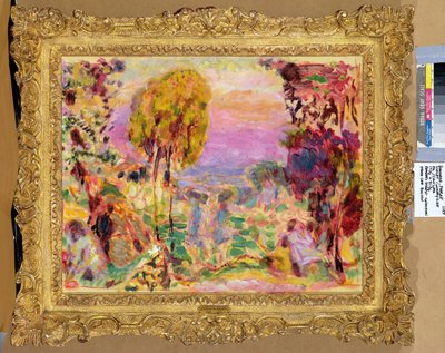 Violetti maaseutu tekijältä Pierre Bonnard