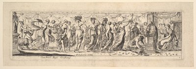 Bacchanal, 1615-42. tekijältä Pierre Brebiette