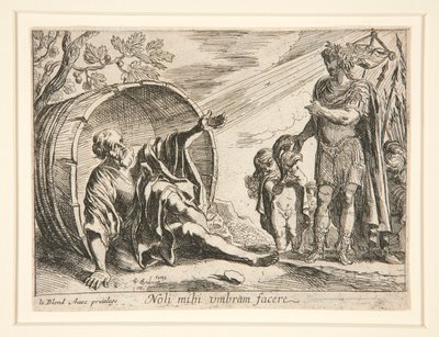 Diogenes ja Aleksanteri Suuri tekijältä Pierre Brebiette