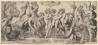 Bacchuksen voitto, 1600-luku. tekijältä Pierre Brebiette