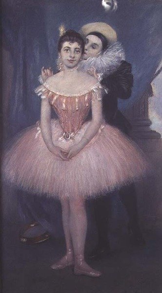 Pierrot ja tanssija tekijältä Pierre Carrier-Belleuse