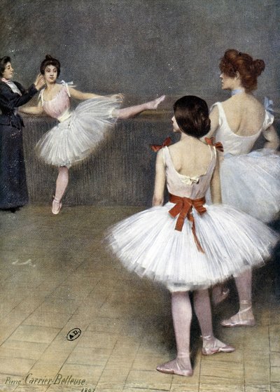 Klassinen tanssi: Pierre Carrier Belleusen balerinat vuonna 1897 tekijältä Pierre Carrier-Belleuse