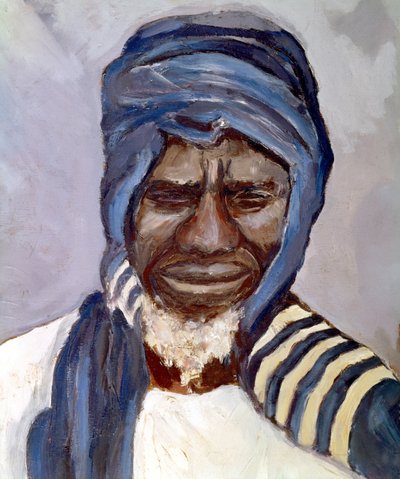 Samory Touren muotokuva, n. 1870-1890 (maalaus) tekijältä Pierre Castagnez