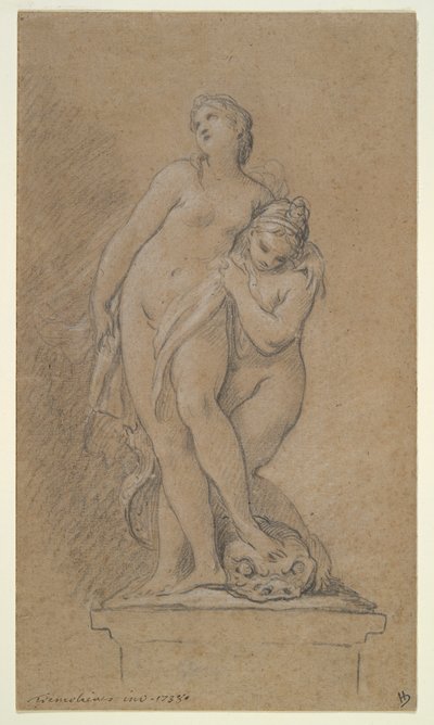 Nereidin tukema Venus tekijältä Pierre Charles Tremolieres