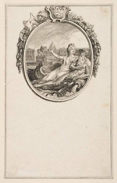 Ludvig XV:n ratsastuspatsaan avajaiset 1766. tekijältä Pierre Chenu