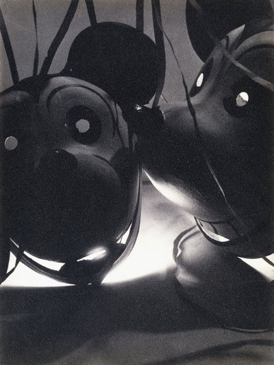 Mikki Hiiri -ilmapallot, n. 1932 (gelatiinihopeaprintti, Gevalux-paperille) tekijältä Pierre Dubreuil