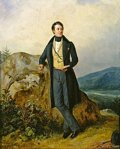 Herrasmiehen muotokuva (öljy kankaalle) tekijältä Pierre Duval Lecamus