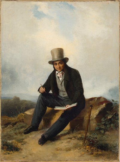 André Jolivardin muotokuva 1787-1851. tekijältä Pierre Duval Le Camus