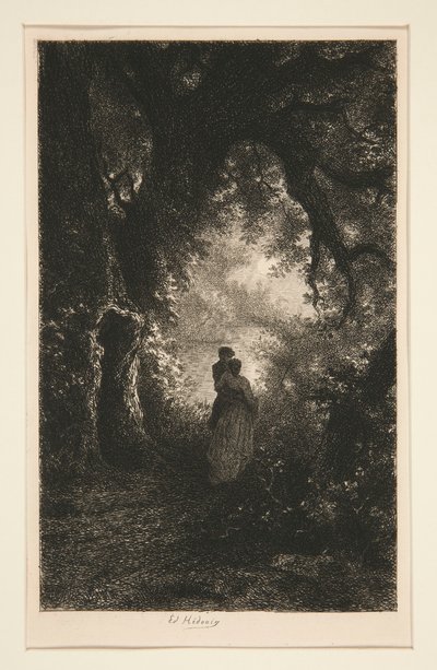 Hiljaisuus ja metsän yö tekijältä Pierre Edmond Alexandre Hedouin
