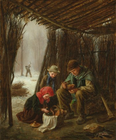 Puuhakkurin ateria tekijältä Pierre Edouard Frere