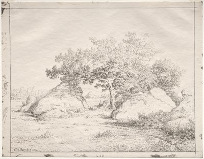 Kirsikkapuu Blaussa. tekijältä Pierre Etienne Theodore Rousseau