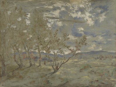 Maisema, noin 1865 tekijältä Pierre Etienne Theodore Rousseau