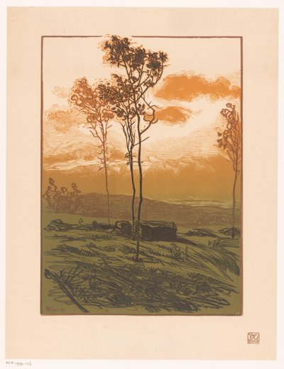 Maisema tekijältä Pierre Eugène Vibert