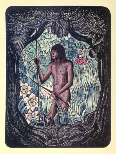 Robinson Crusoen seikkailut, 20. vuosisata (kuvitus) tekijältä Pierre Falke