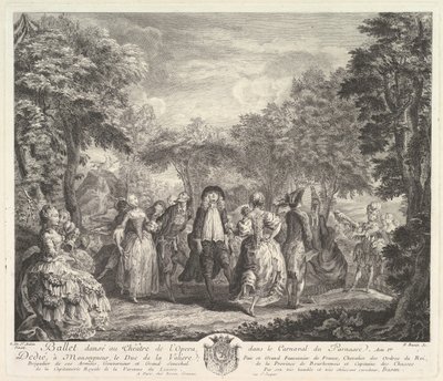 Parnassuksen karnevaali, 1761-62. tekijältä Pierre François Basan