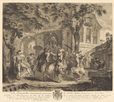 Taverna, 17611762. tekijältä Pierre François Basan