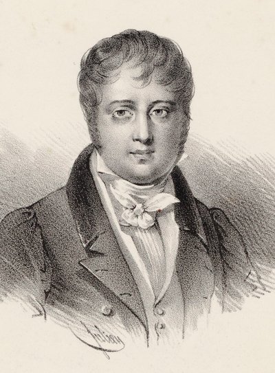 Muotokuva säveltäjä Nicolò Isouardista 1775-1818. tekijältä Pierre François Ducarme