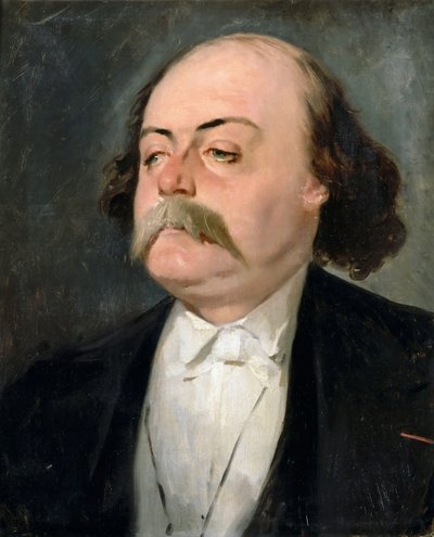 Gustave Flaubertin muotokuva 1821-1880 tekijältä Pierre François Eugène Giraud