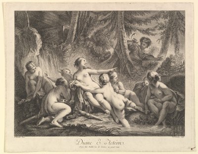Diana ja Acteon. tekijältä Pierre François Tardieu