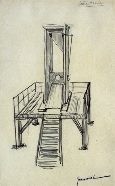 Giljotiini tekijältä Pierre Georges Jeanniot