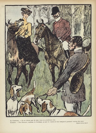 Kuvitus Le Rirelle tekijältä Pierre Georges Jeanniot