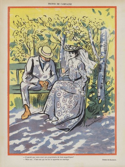 Kuvitus Le Rirelle tekijältä Pierre Georges Jeanniot