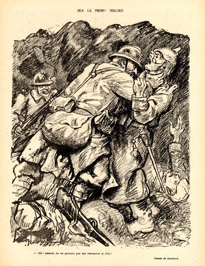 Kuvitus "Le Rire Rouge" -lehteen tekijältä Pierre Georges Jeanniot