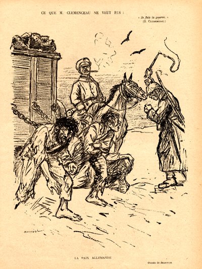 Kuvitus lehteen "Le Rire Rouge " tekijältä Pierre Georges Jeanniot