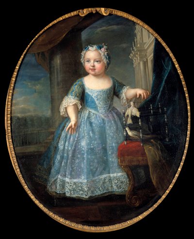 Muotokuva Louise Marie Ranskasta (1728-1733) dit Madame, Louis XV:n kolmas tytär Pierre Gobertin (1662-1744) maalaus 1700-luvun su. 1,08 x 0,88 m. tekijältä Pierre Gobert