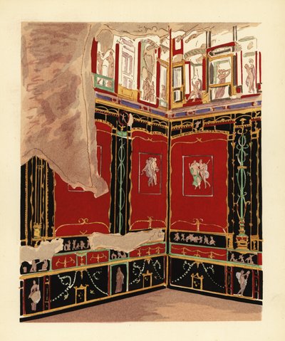 Exedra Vettii-talossa, Pompejissa tekijältä Pierre Gusman