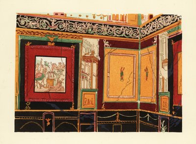 Exedra Siricuksen talon atriumissa Pompejissa tekijältä Pierre Gusman
