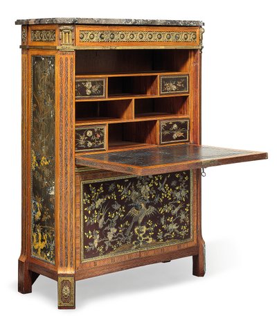 Louis XVI Secretaire abbatant, 1700-luvun lopulla tekijältä Pierre Harry Mewesen