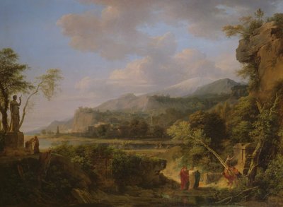 Cicero löytämässä Arkhimedesen hautaa, 1787 tekijältä Pierre Henri de Valenciennes