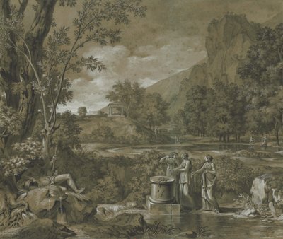 Klassinen maisema tekijältä Pierre Henri de Valenciennes