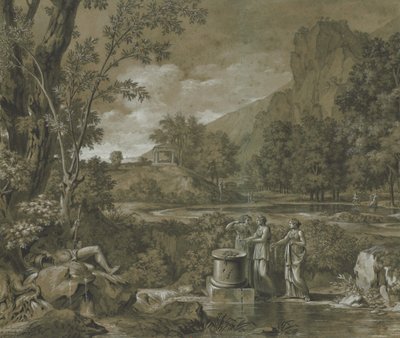 Klassinen maisema, 1779. tekijältä Pierre Henri de Valenciennes