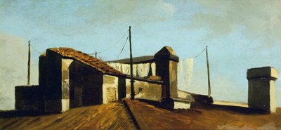 Roomalaiset katot auringossa tekijältä Pierre Henri de Valenciennes