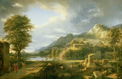 Agrigentumin muinainen kaupunki, 1787 tekijältä Pierre Henri de Valenciennes